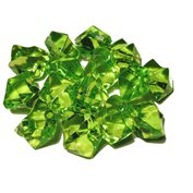 Krystaly v různých barvách - mechová zelená