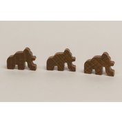 Dřevěné žetony z Doby kamenné - mamut