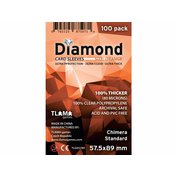 Obaly na karty - Standard - Diamond Orange - 57,5x89 mm