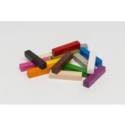 Dřevěné hranolky 5x5x25 mm - různé barvy